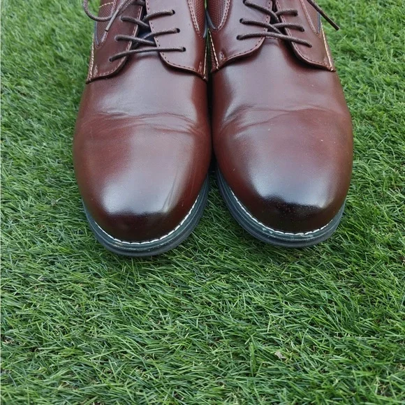 Gatsby Oxford Lisse orthopedic leather dress shoes in brown Size 11 - Picture 3 of 6